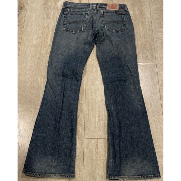 Vintage Lucky Brand Dungarees Dream Jean Blue Jeans Button Fly 6/28 USA Made - Picture 2 of 11